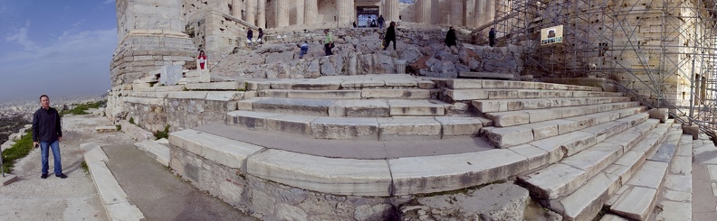 John at Temple of Athena